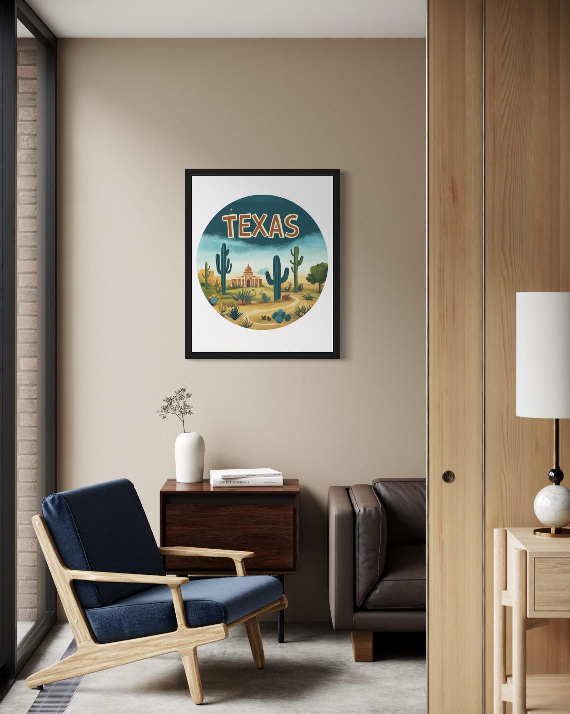 Texas States Scenery Travel Poster - Image 2