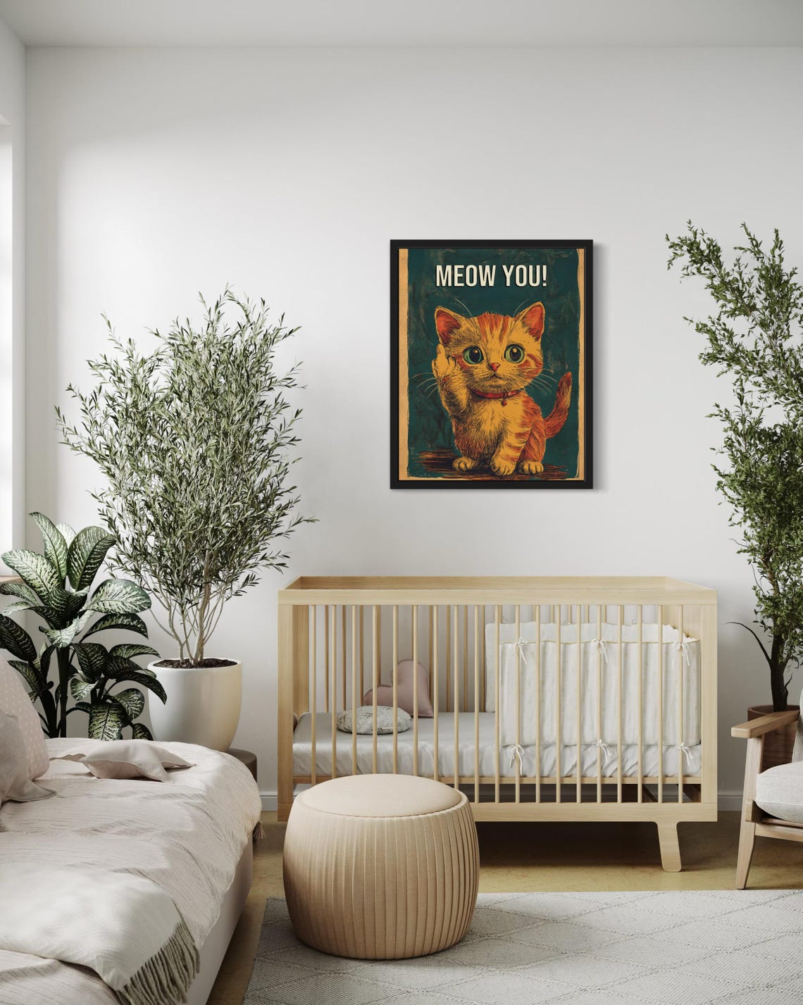 Funny Cat Poster, Cat Wall Art - Image 4