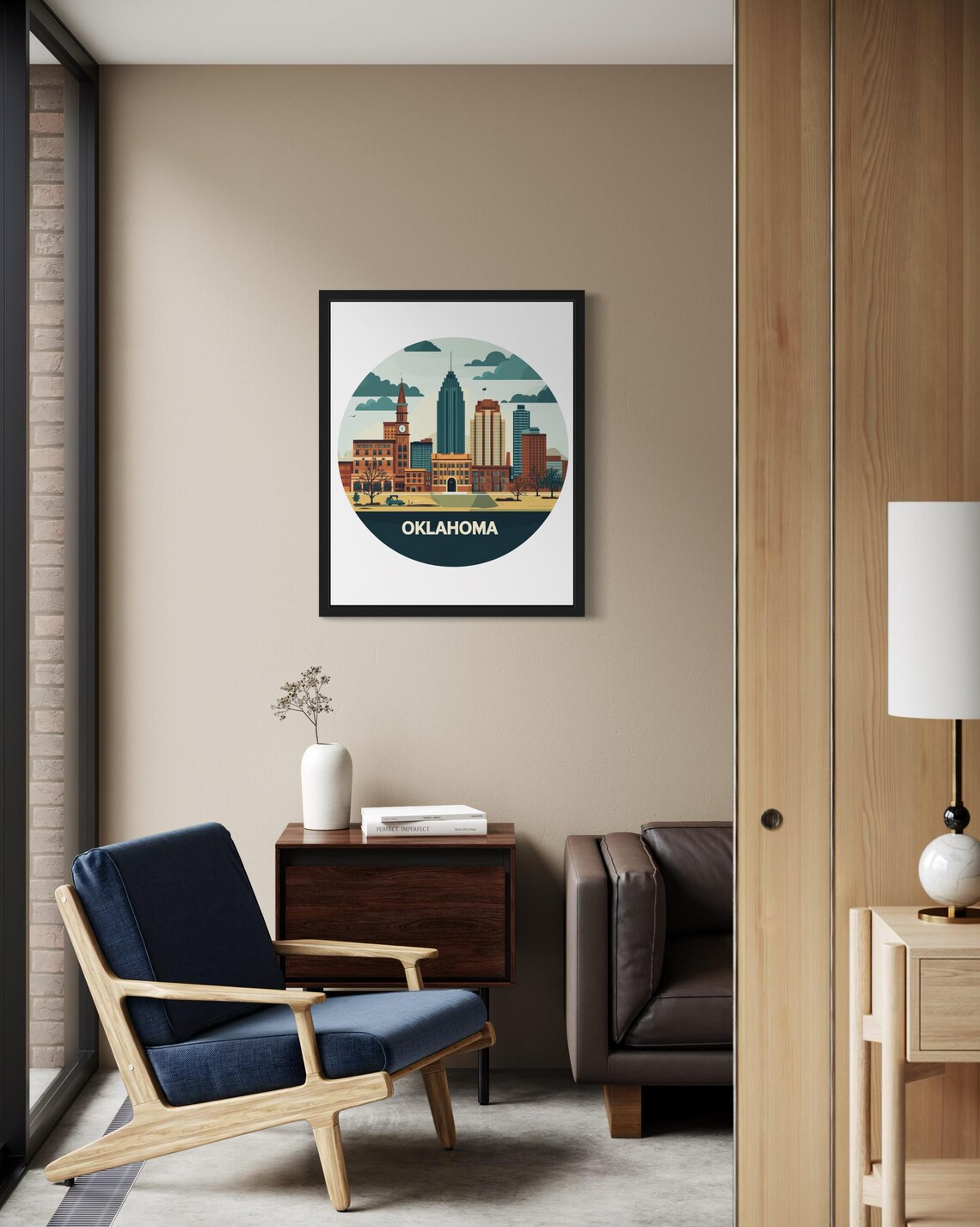 Oklahoma States Scenery, Landscape Art Print - Image 2