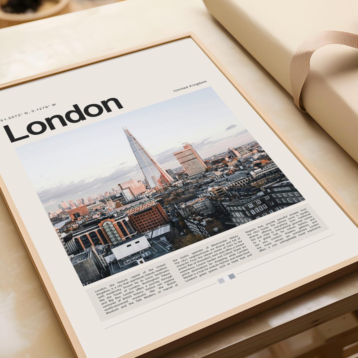 London Poster London Print London Wall Art London Gift London Travel Poster London Photo England Print England Poster - Image 3