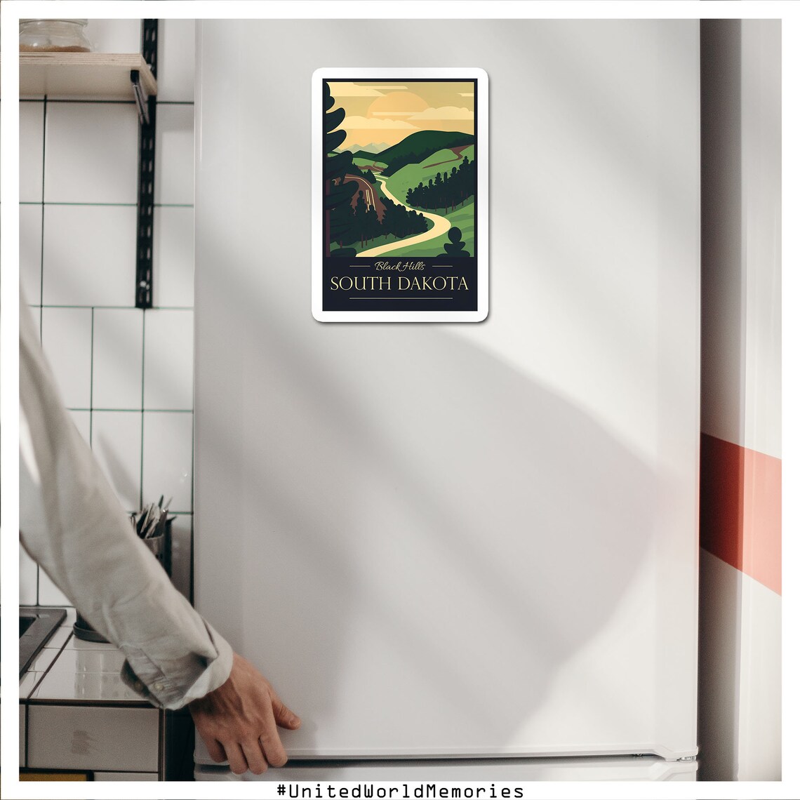 South Dakota Black Hills Vintage Travel Poster Print - Image 4