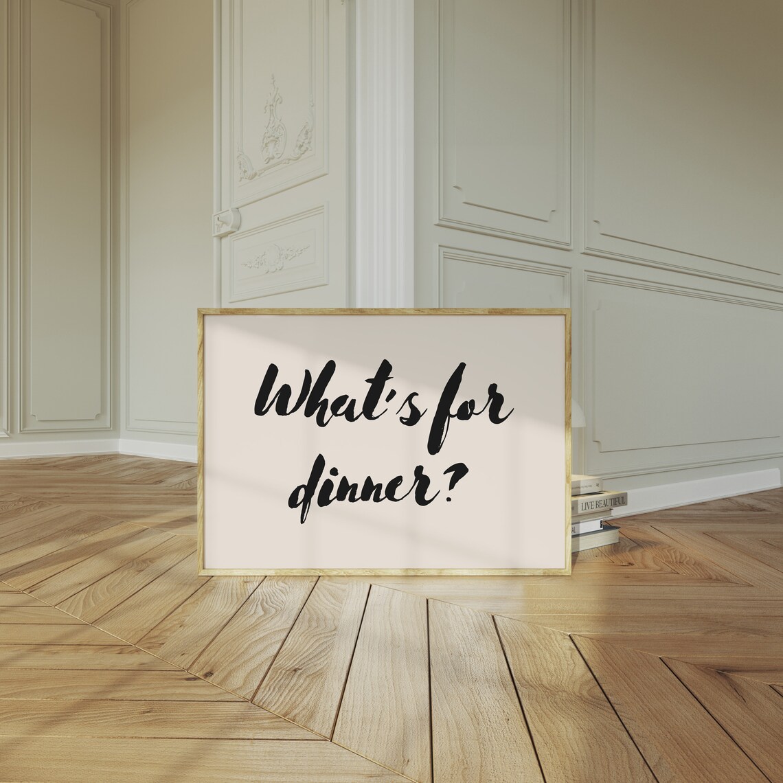 Whats For Dinner? Aesthetic Kitchen Art Print