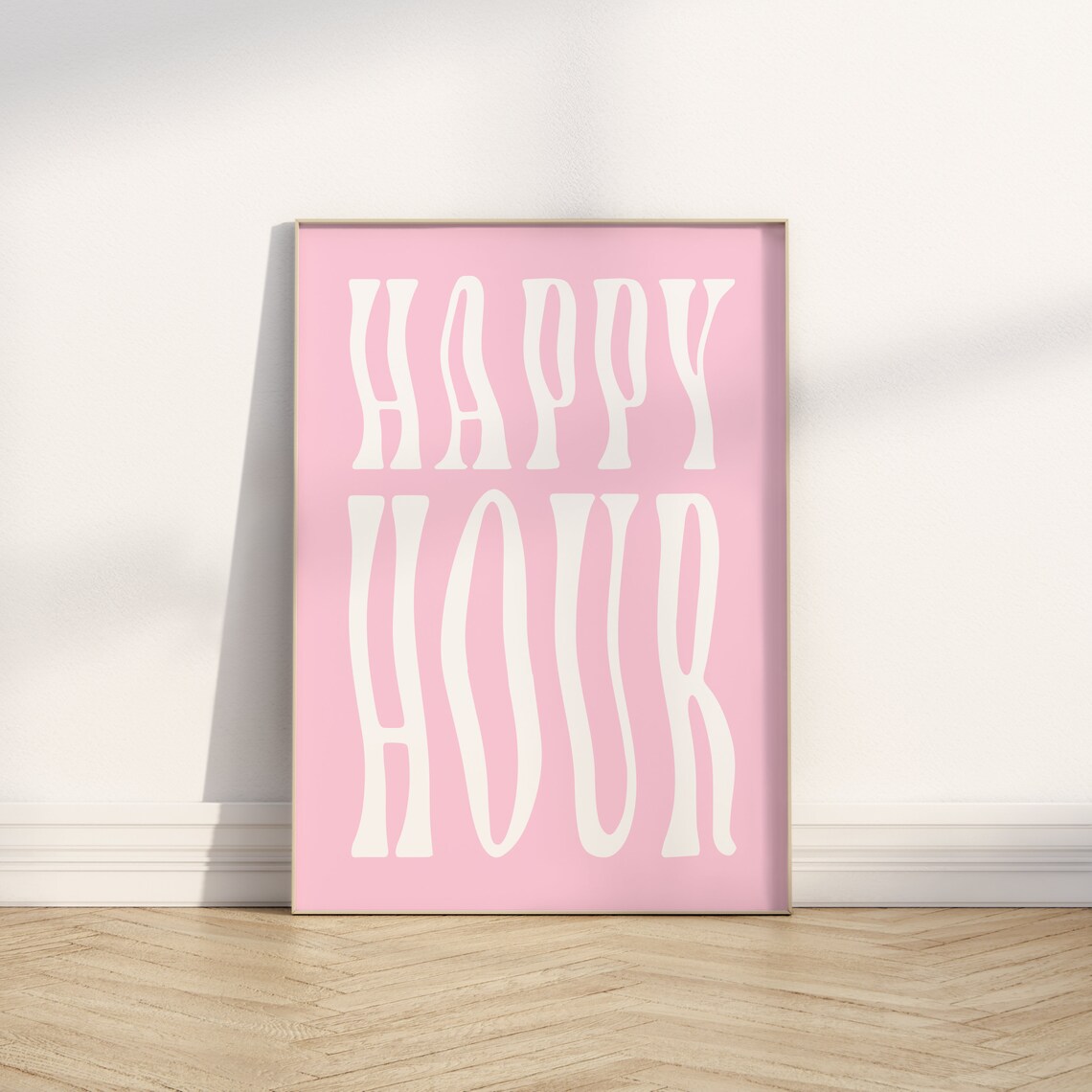 Happy Hour Cocktail Print, Bar Cart Wall Art - Image 5
