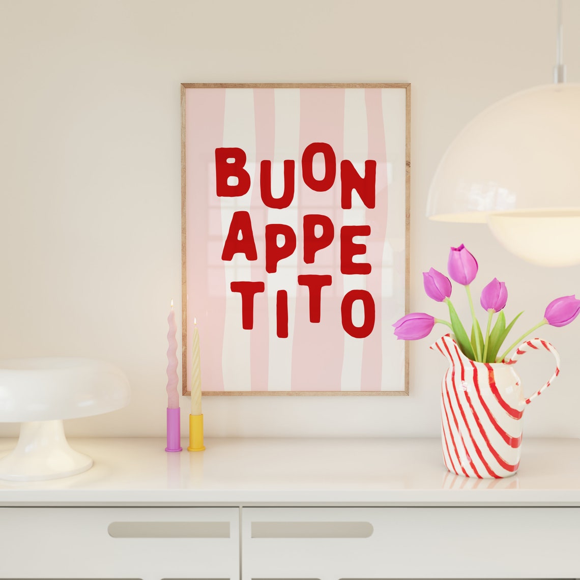Buon Appetito Print Italian Quote Print Italy Print Trendy Quote Poster Italy Food Wall Art Italian Summer Wall Art Wall Art