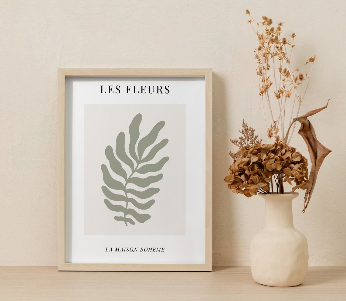 Les Fleurs La Maison Boheme Sage Botanical Boho Decor Poster - Image 3