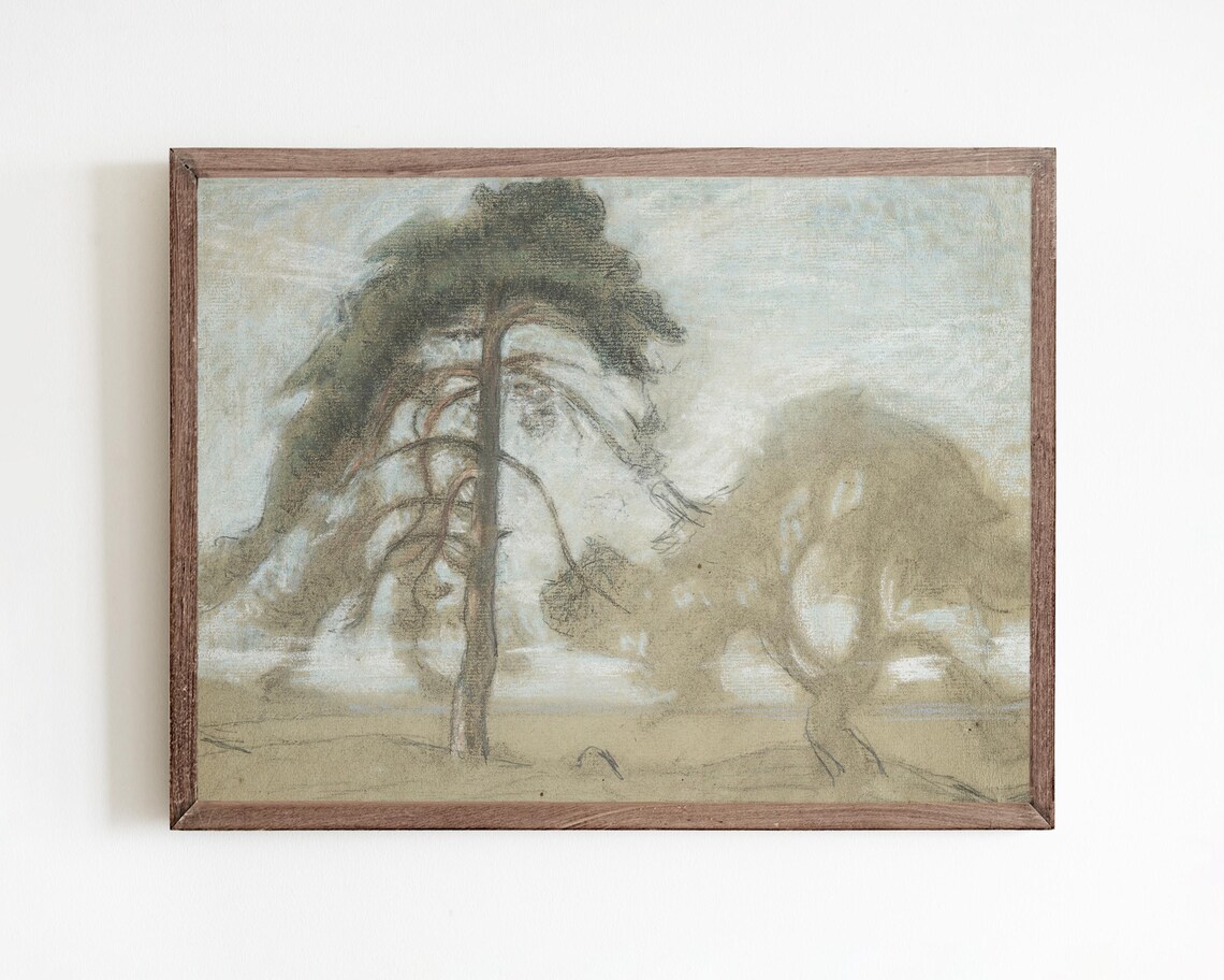 Tree Sketch Art, Nature Inspired Illustration
