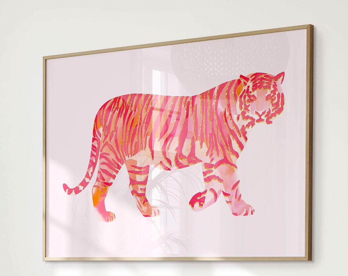Tiger Animal Print, Preppy Dorm Room Decor