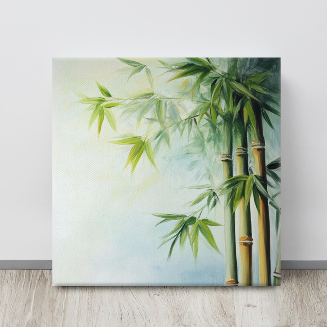 Bamboo Plant Print Bamboo Painting Print Wall Art Bamboo Tree Art Print Large Wall Art