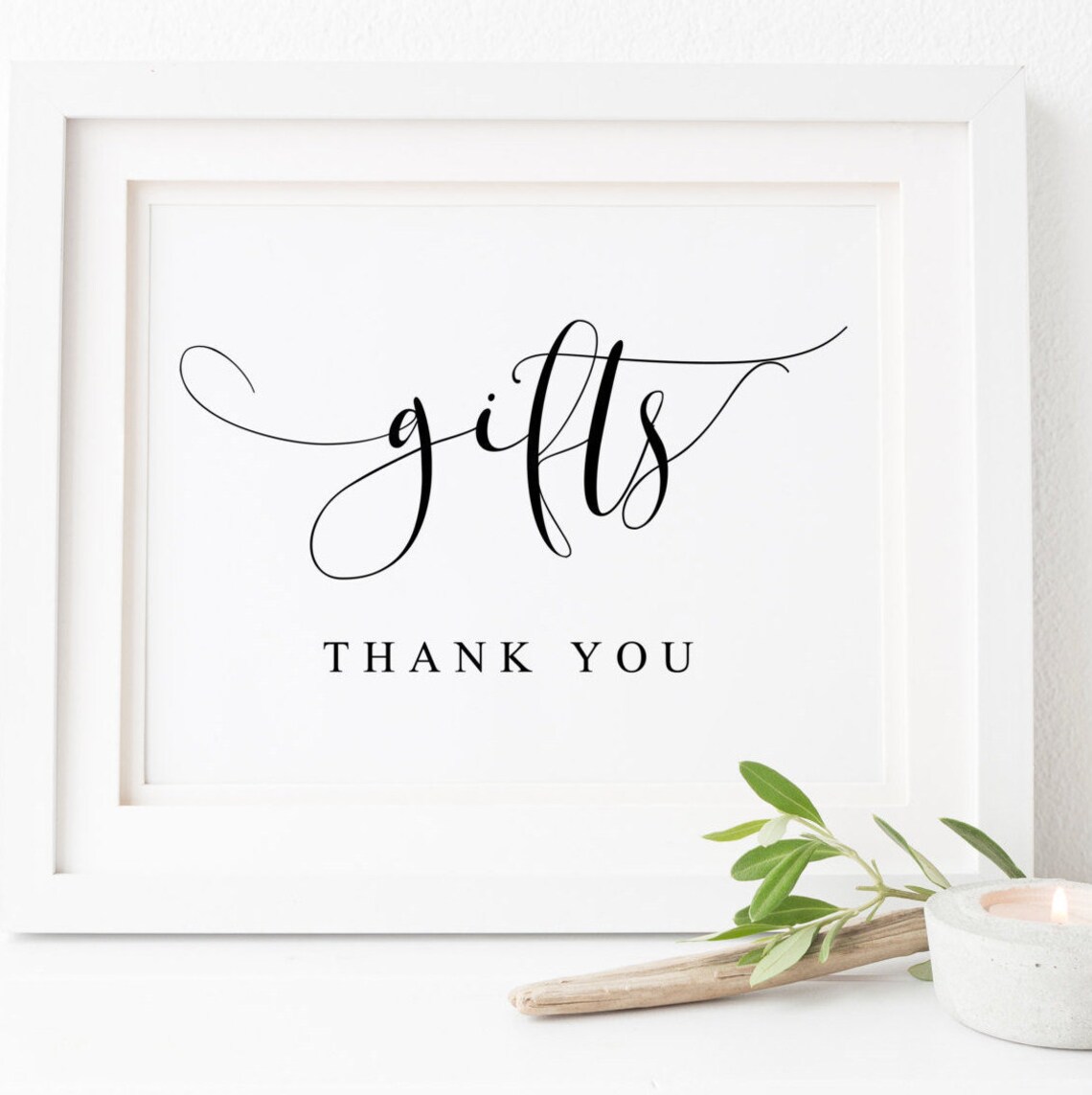 Wedding Gifts Sign Cards and Gifts Sign Print