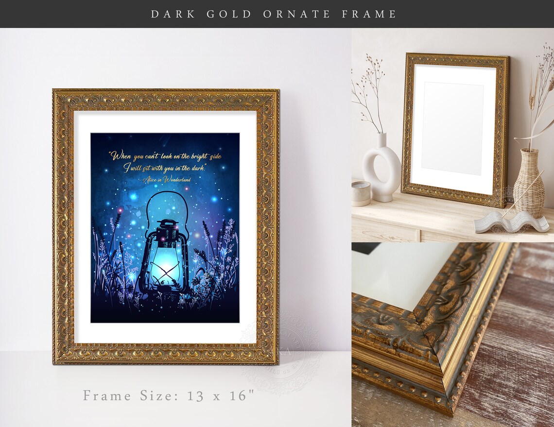 Alice In Wonderland Quotes, Lewis Carroll Art Print - Image 2