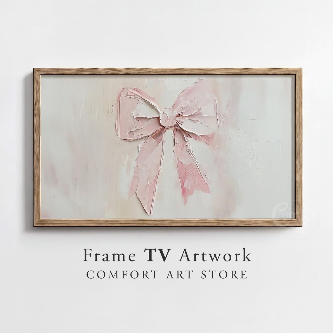 Valentines Day Coquette Pink Bow Art Print
