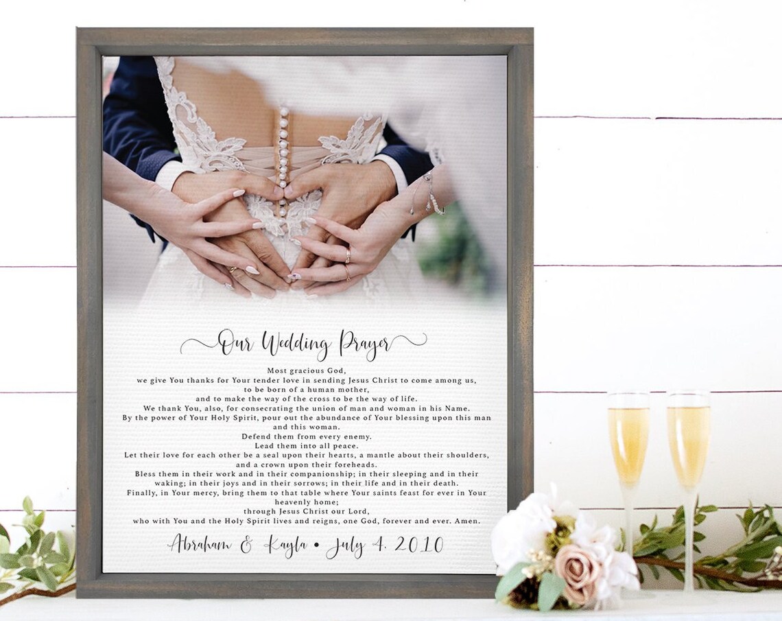 Our Wedding Prayer, Christian Wedding Keepsake