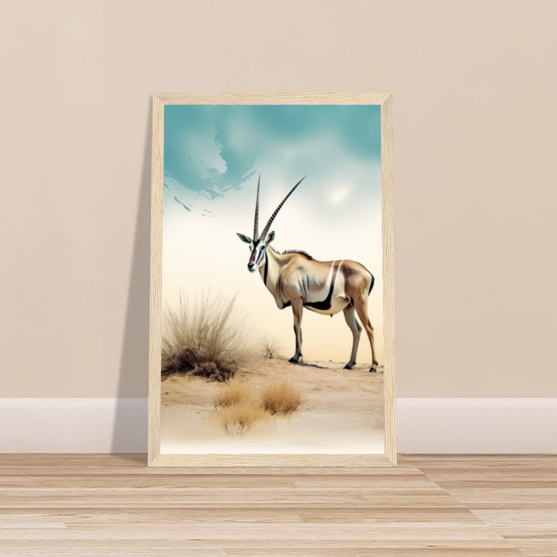 Etosha Namibia Framed Poster Travel Poster Africa Travel Poster Namibia - Image 2
