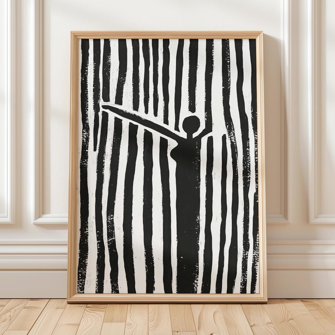 Abstract Silhouette, Minimalist Design Art Print