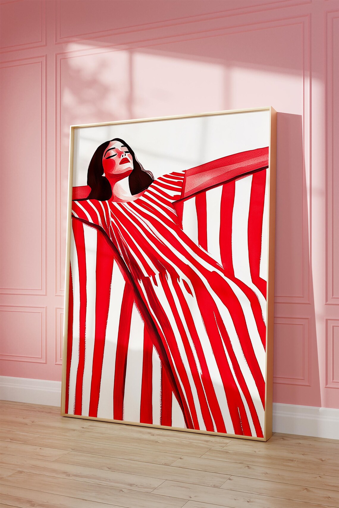 Abstract Woman, Bold Minimalist Poster Print - Image 2