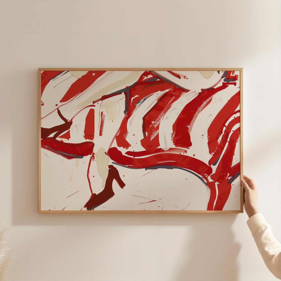 Abstract High Heel Fashion Art, Minimalist Decor - Image 2