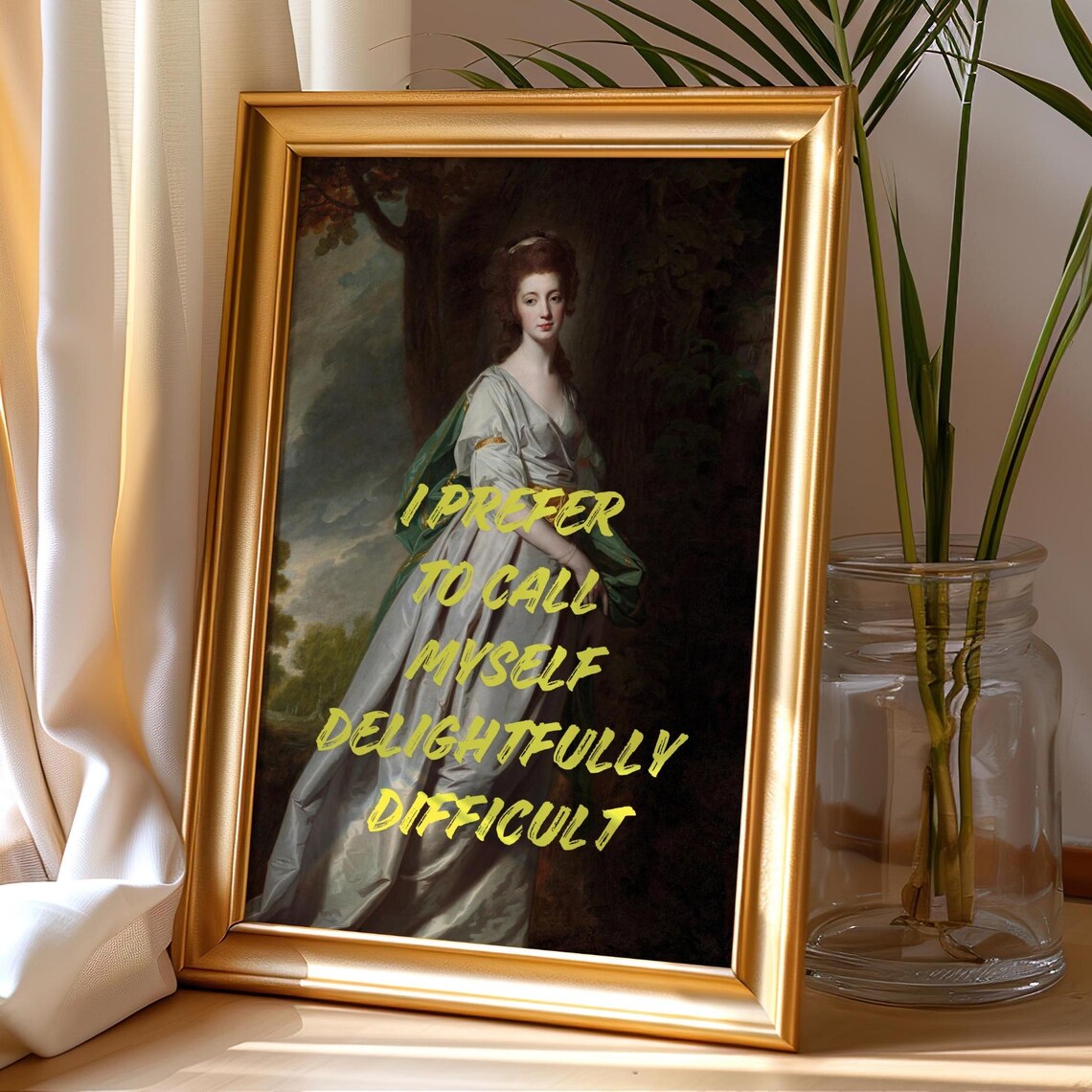 Altered Feminist Art Poster, Eclectic Maximalist Decor - Image 4