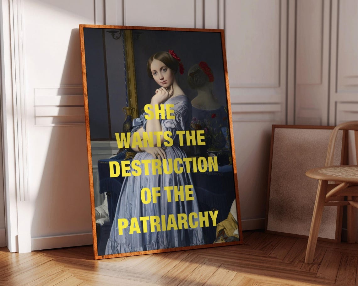 Feminist Poster Altered Art Print Feminist Quote Art Feminist Gifts Female Empowerment Print Girl Power Gift For Her Instant - Image 6