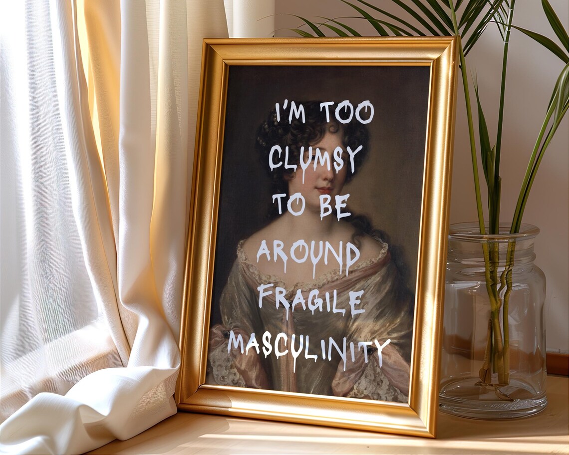 Feminism Poster, Vintage Maximalist Art Print - Image 3