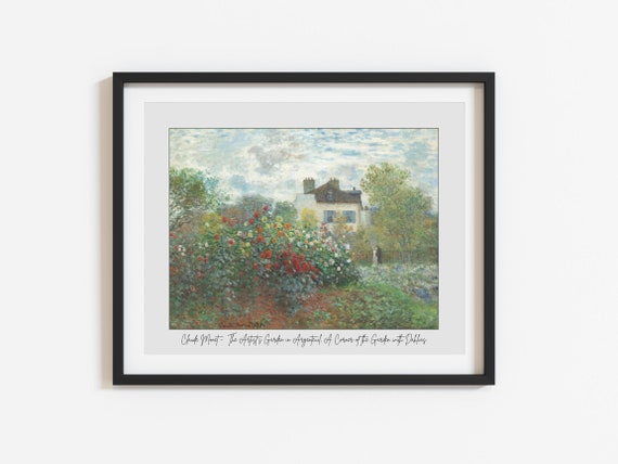 Claude Monet, The Artist's Garden in Argenteuil