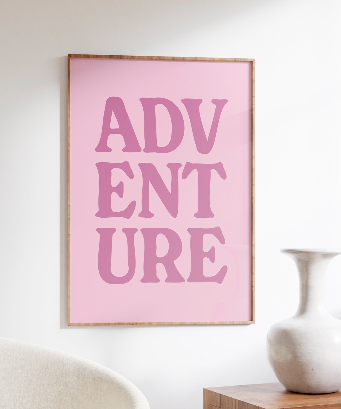 Adventure Quote Retro Typography Art Print - Image 4