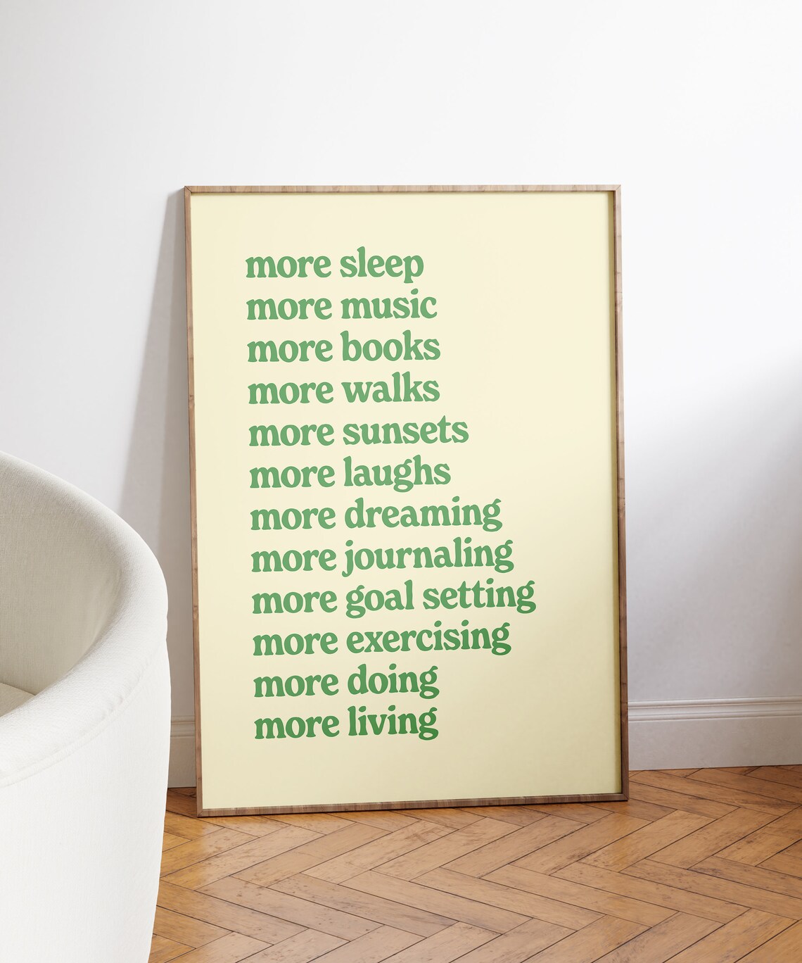 Positive Affirmations Retro 70s Aesthetic Art Print - Image 4