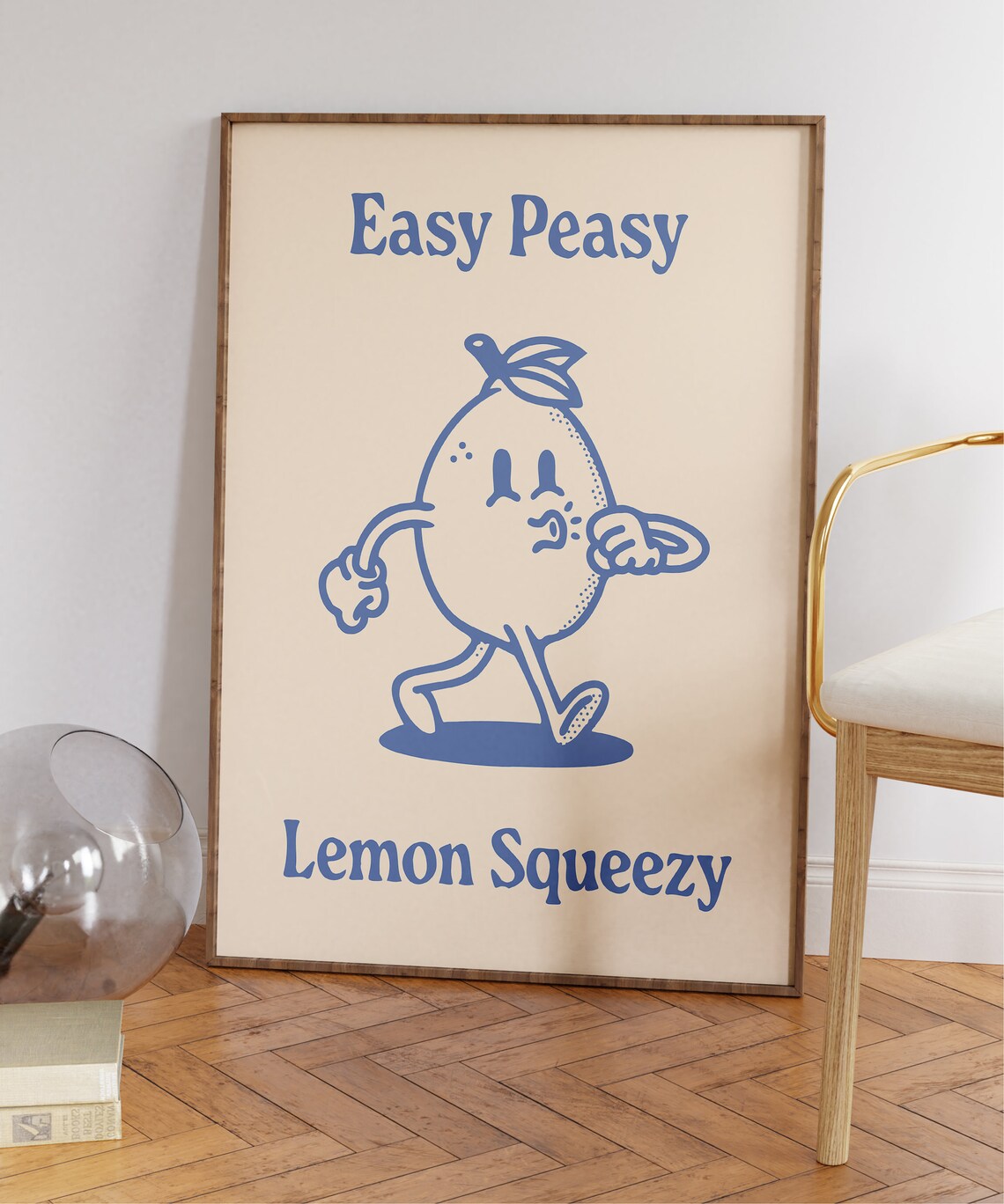 Easy Peasy Lemon Squeezy Retro Poster - Image 7
