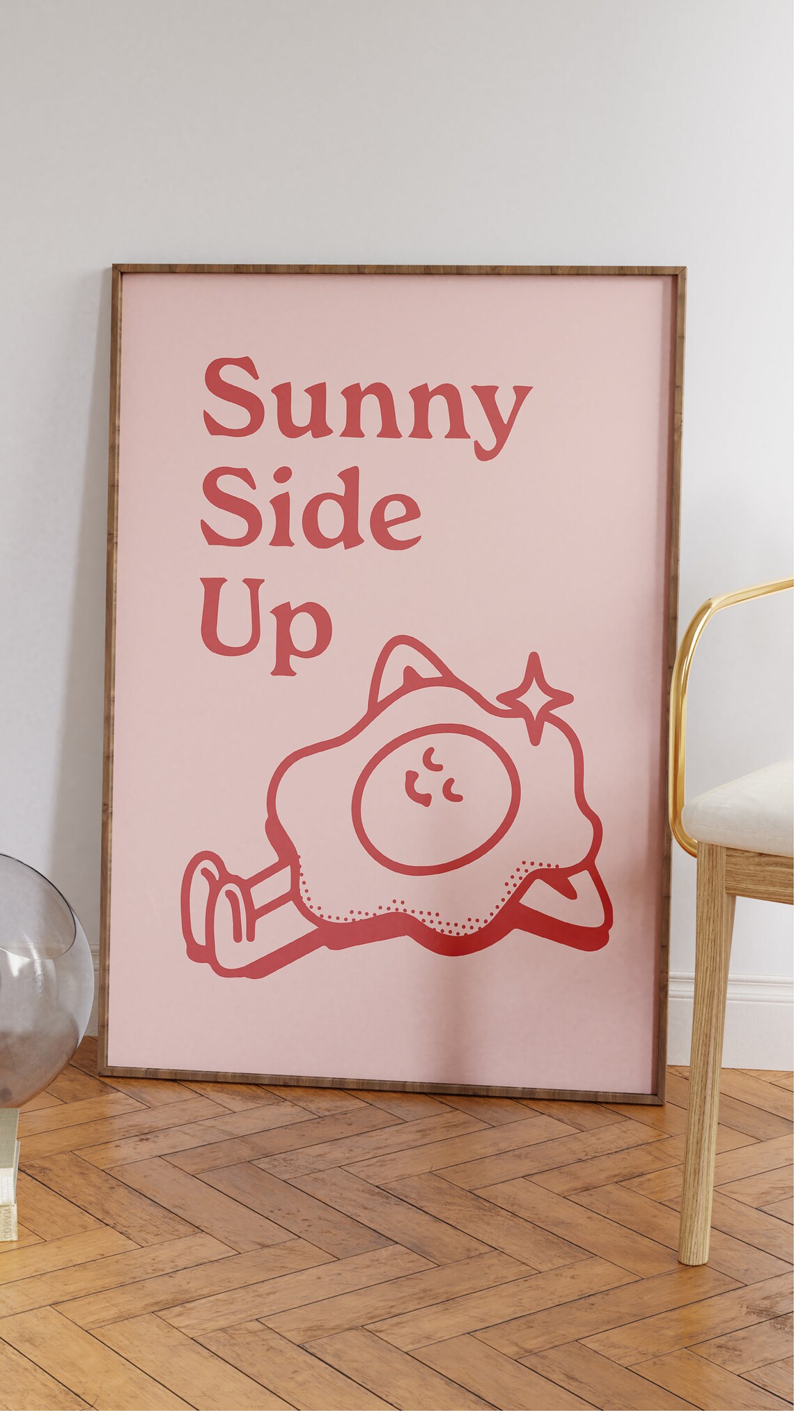 Retro Quote Positive Print, Cute Retro Wall Art - Image 2