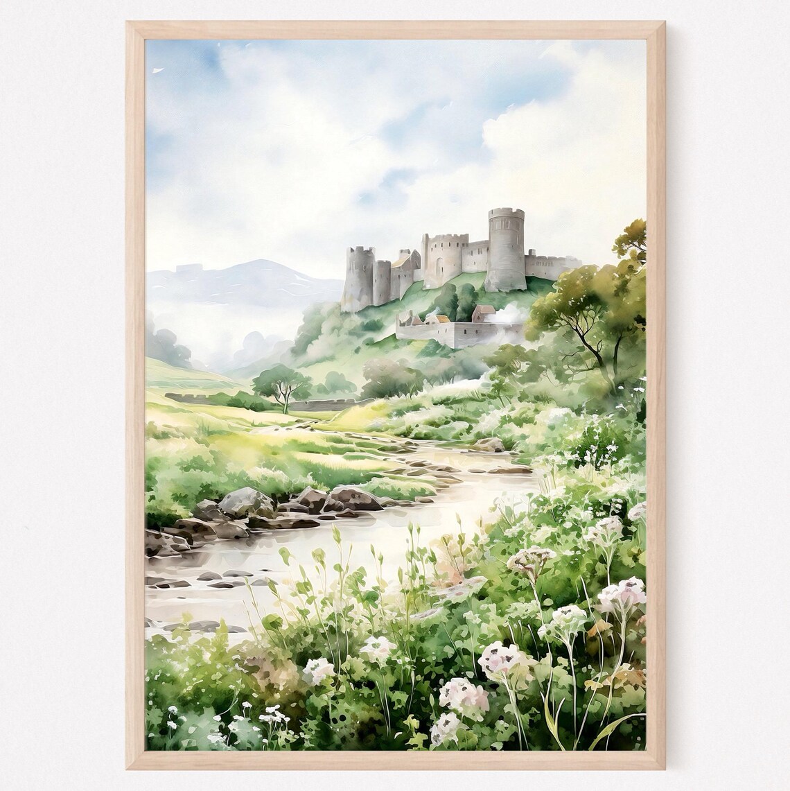 Rock Of Cashel Tipperary Ireland Travel Poster