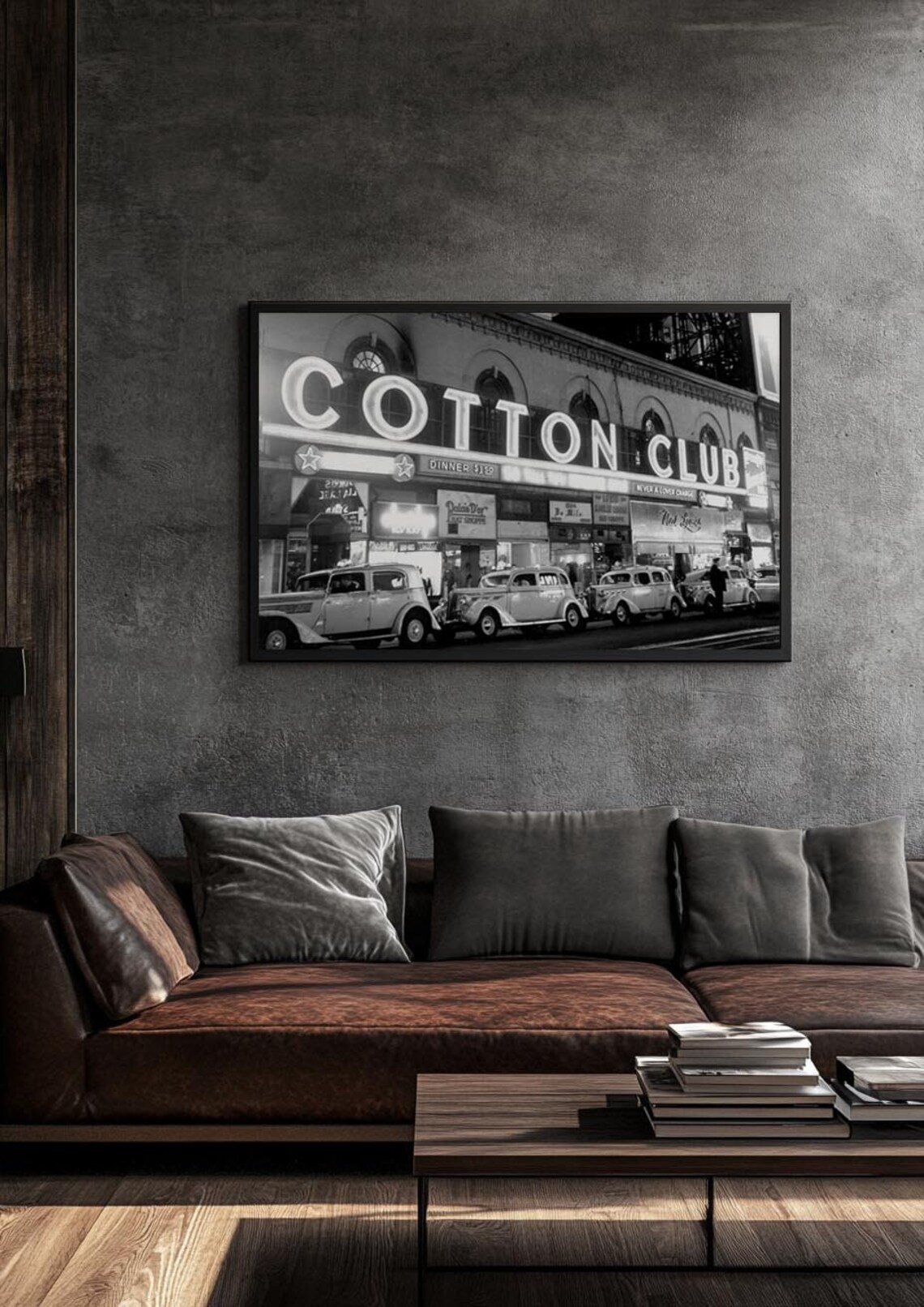 Cotton Club Harlem Vintage Black White Jazz Nightclub Photo Print - Image 3