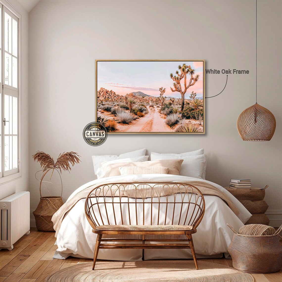 Joshua Tree Desert Landscape Art Print, California - Image 2