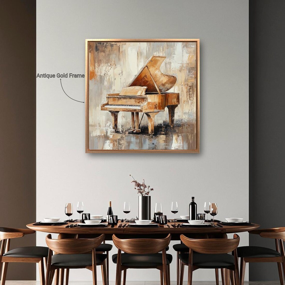Grand Piano Luxury Wall Art Print, Classical Music - Image 5