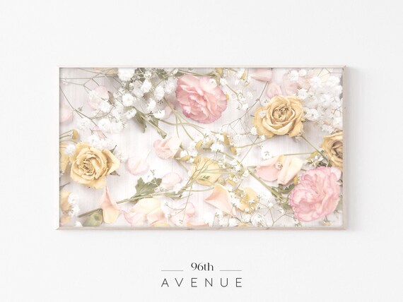 Spring Flower Scene Art Print
