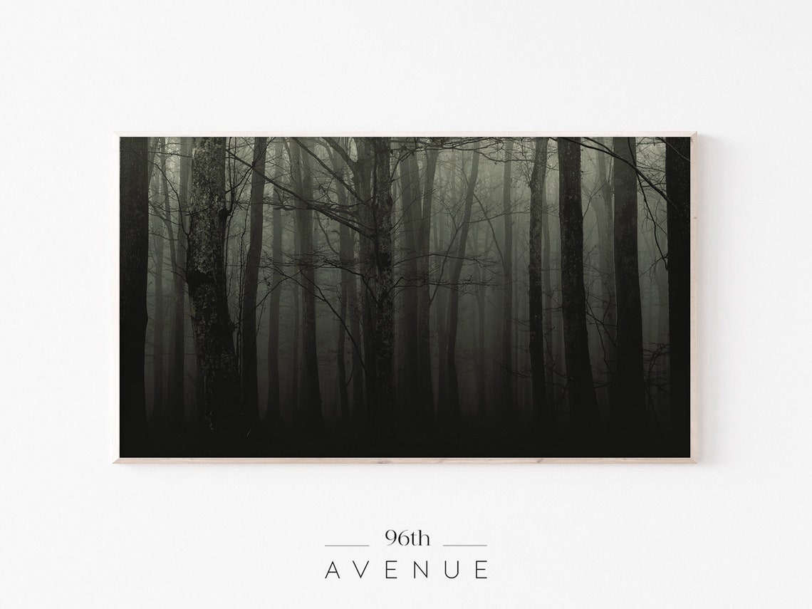 Halloween Scary Forest Art Print