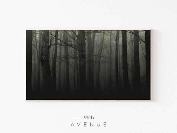 Halloween Scary Forest Art Print