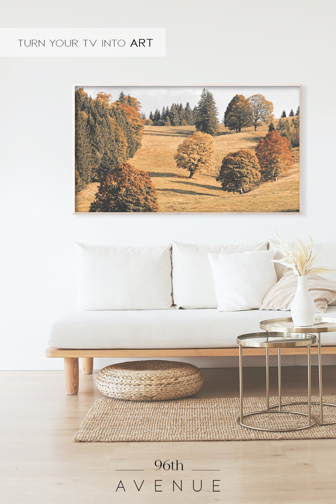 Autumn Forest Landscape Art Print - Image 2