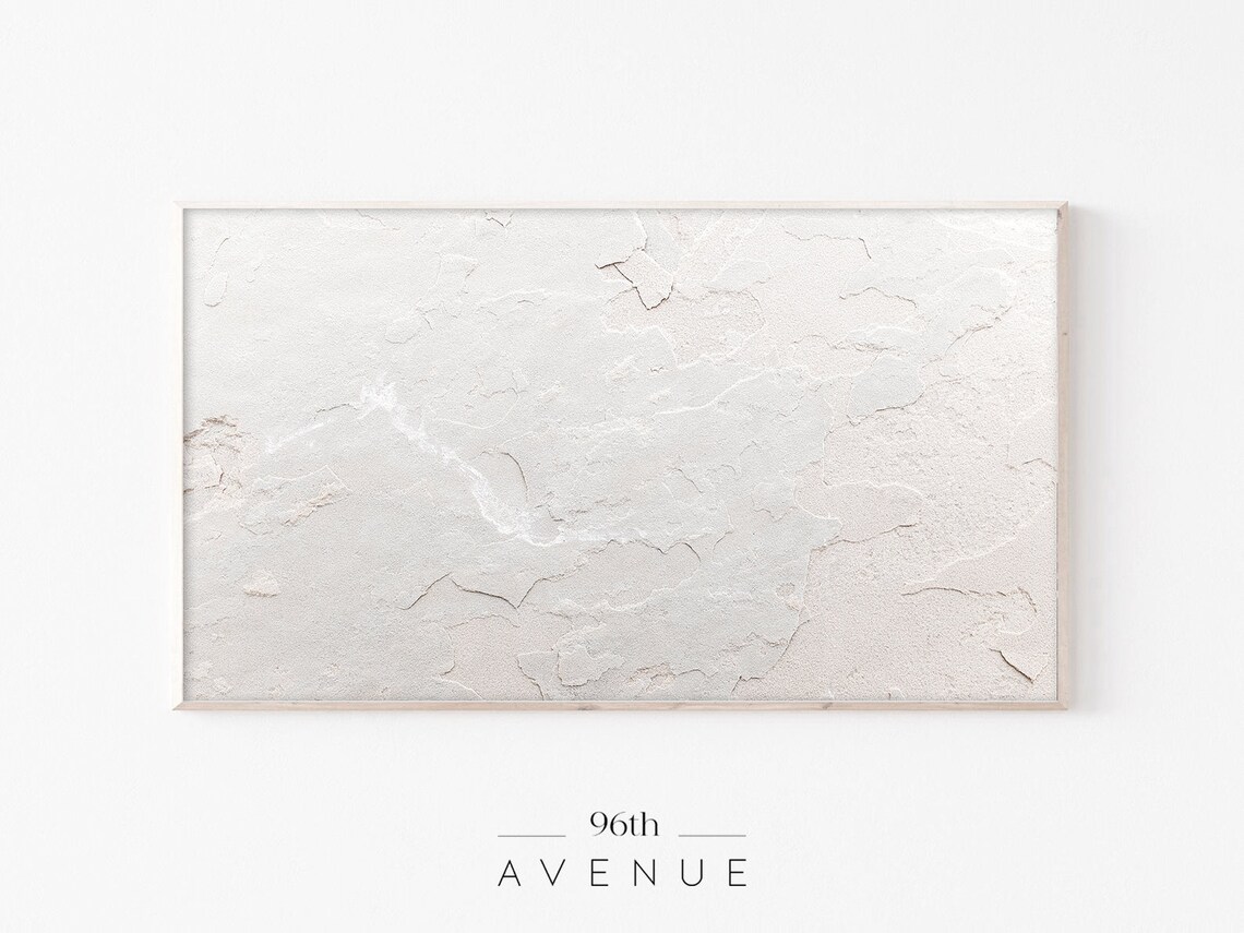 Abstract Concrete Texture Art Print for TV Area