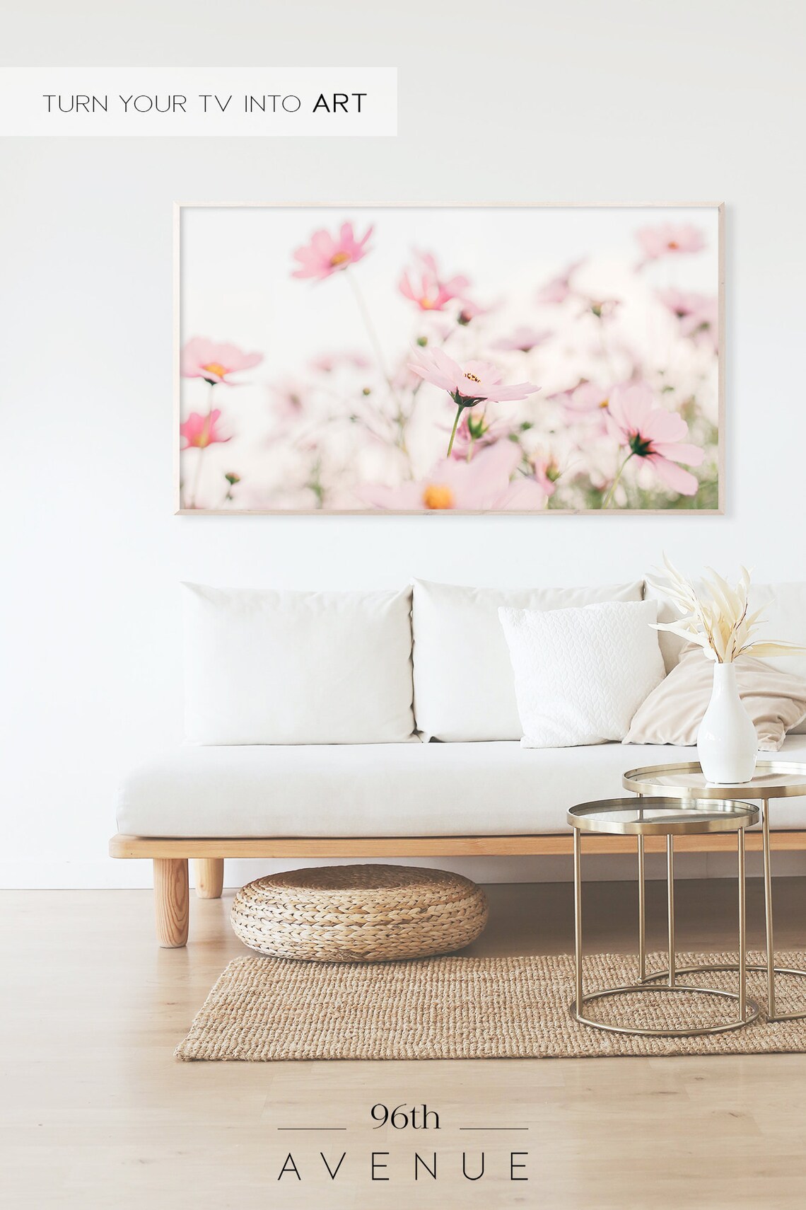 Wild Flowers Wall Art Print For Frame TV - Image 2