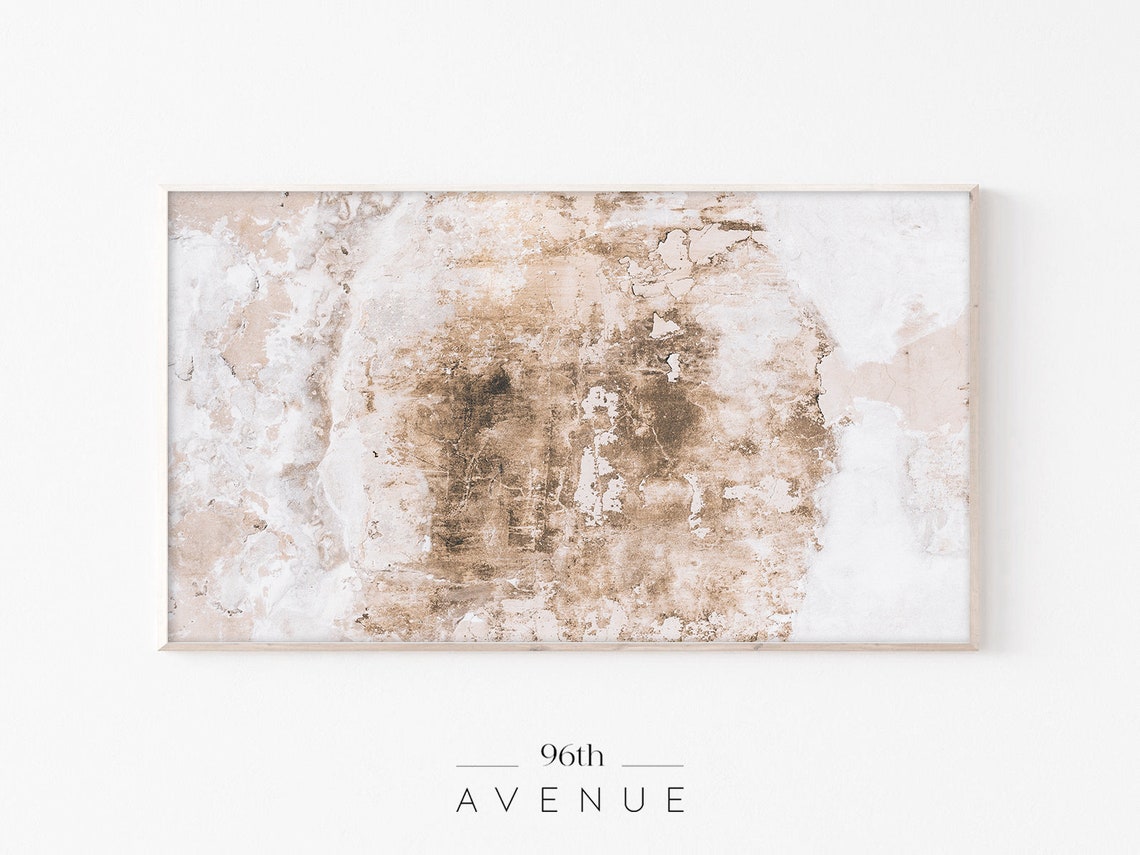 Gold Abstract Art for Frame TV