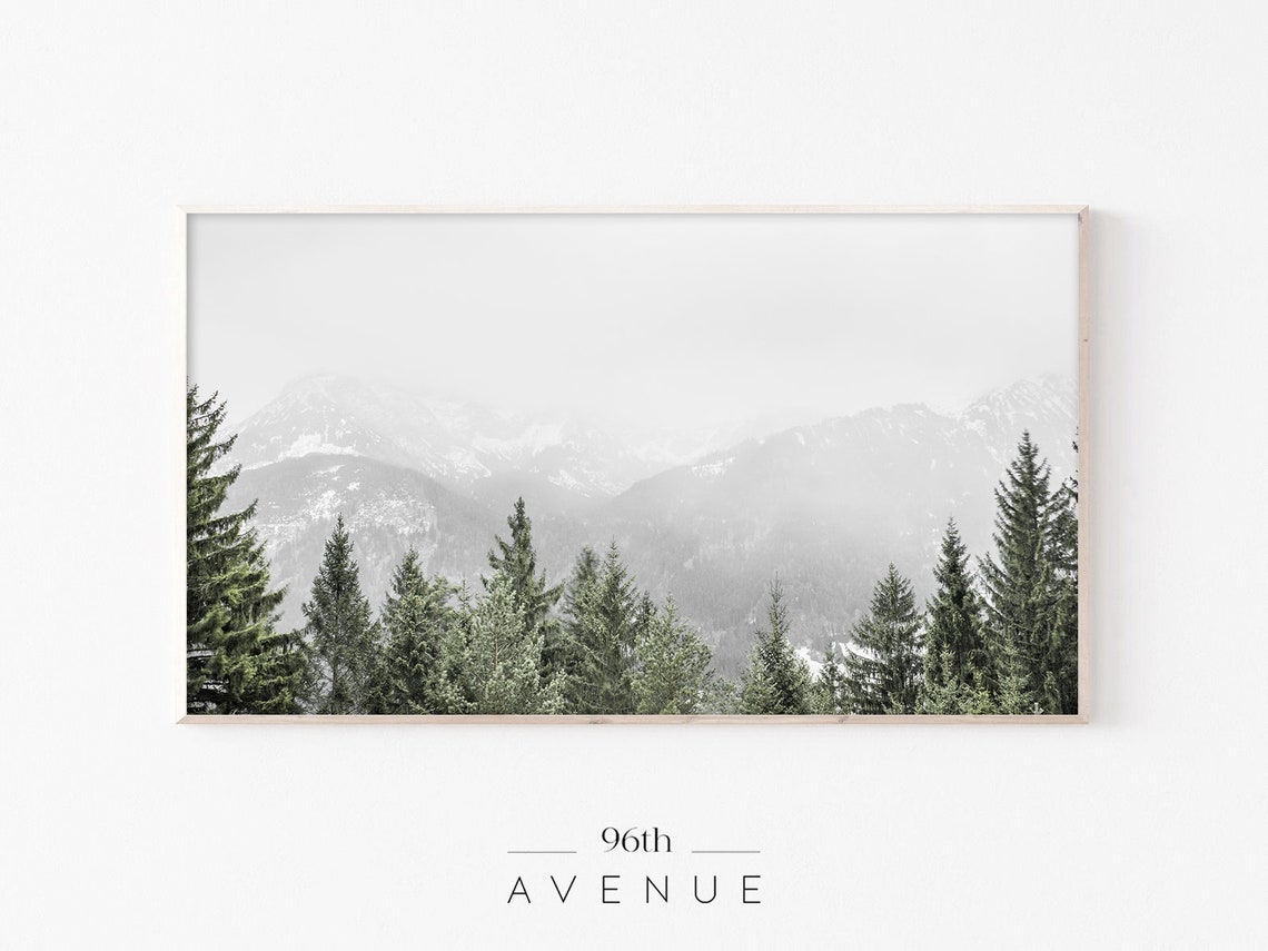 Foggy Forest Art for Smart TV