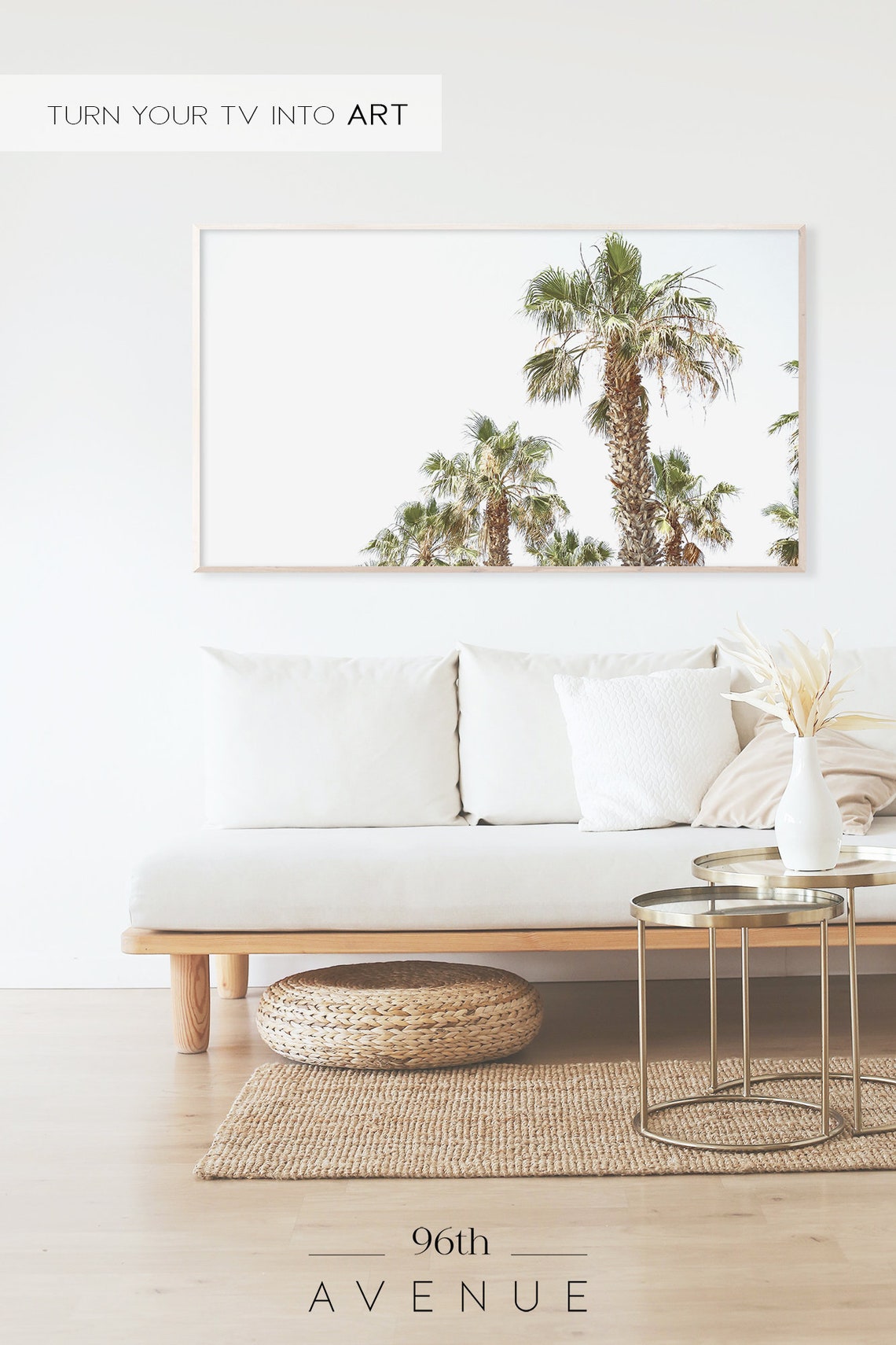 Palm Trees Art for TV - Image 2