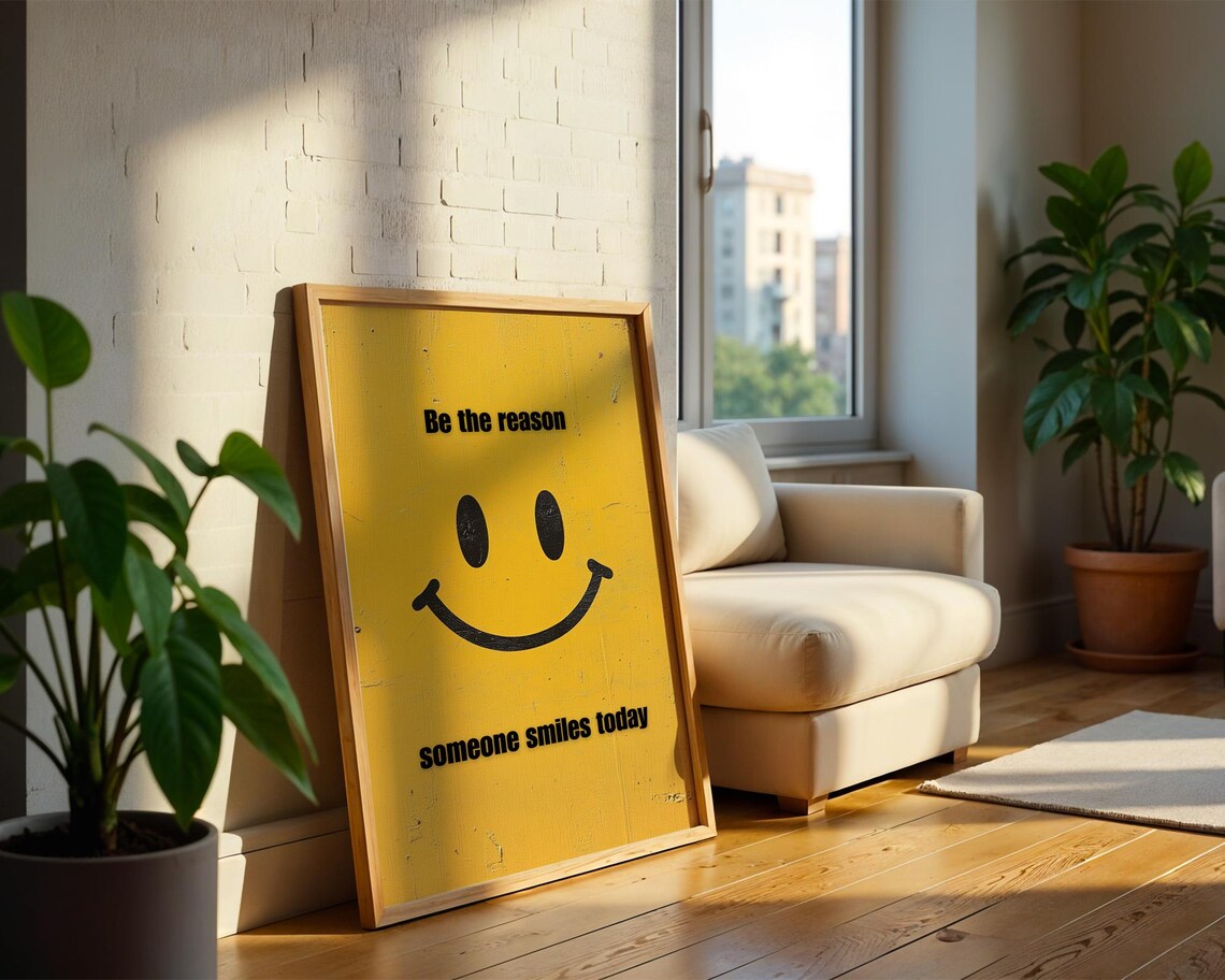 Be The Reason Someone Smiles Today, Motivational Quote - Image 2