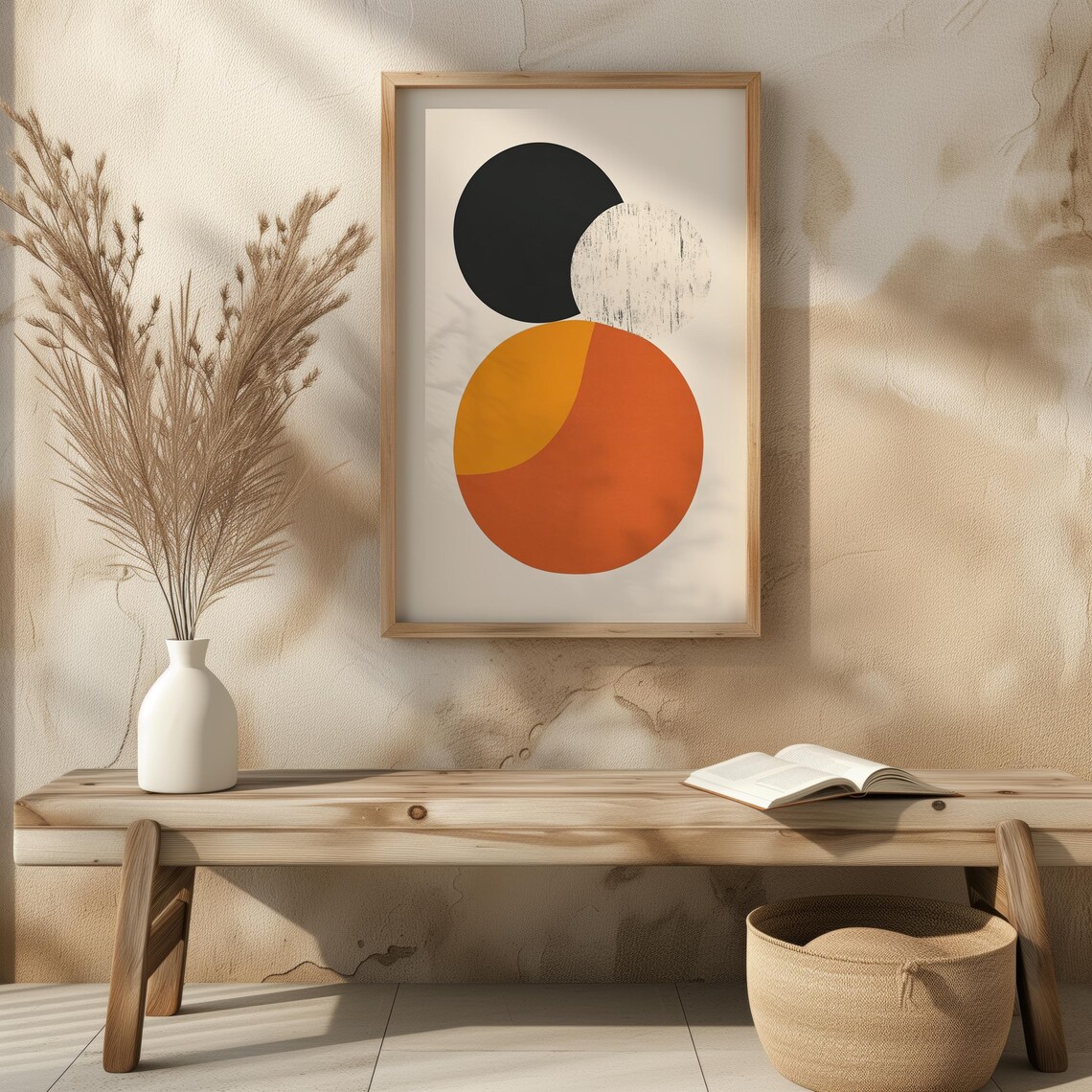 Circles Abstract Art, Home And Office Decor - Image 6