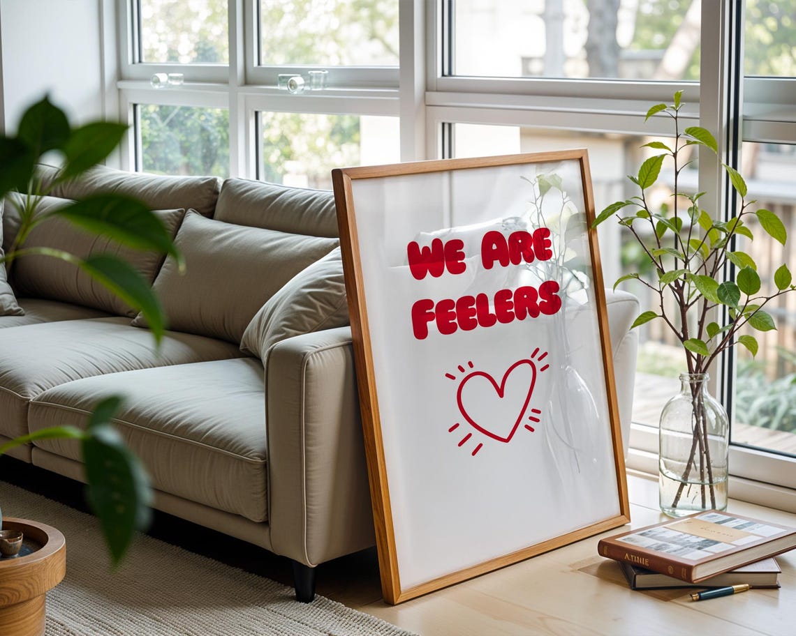 We Are Feelers, Funny Quote Wall Art - Image 2