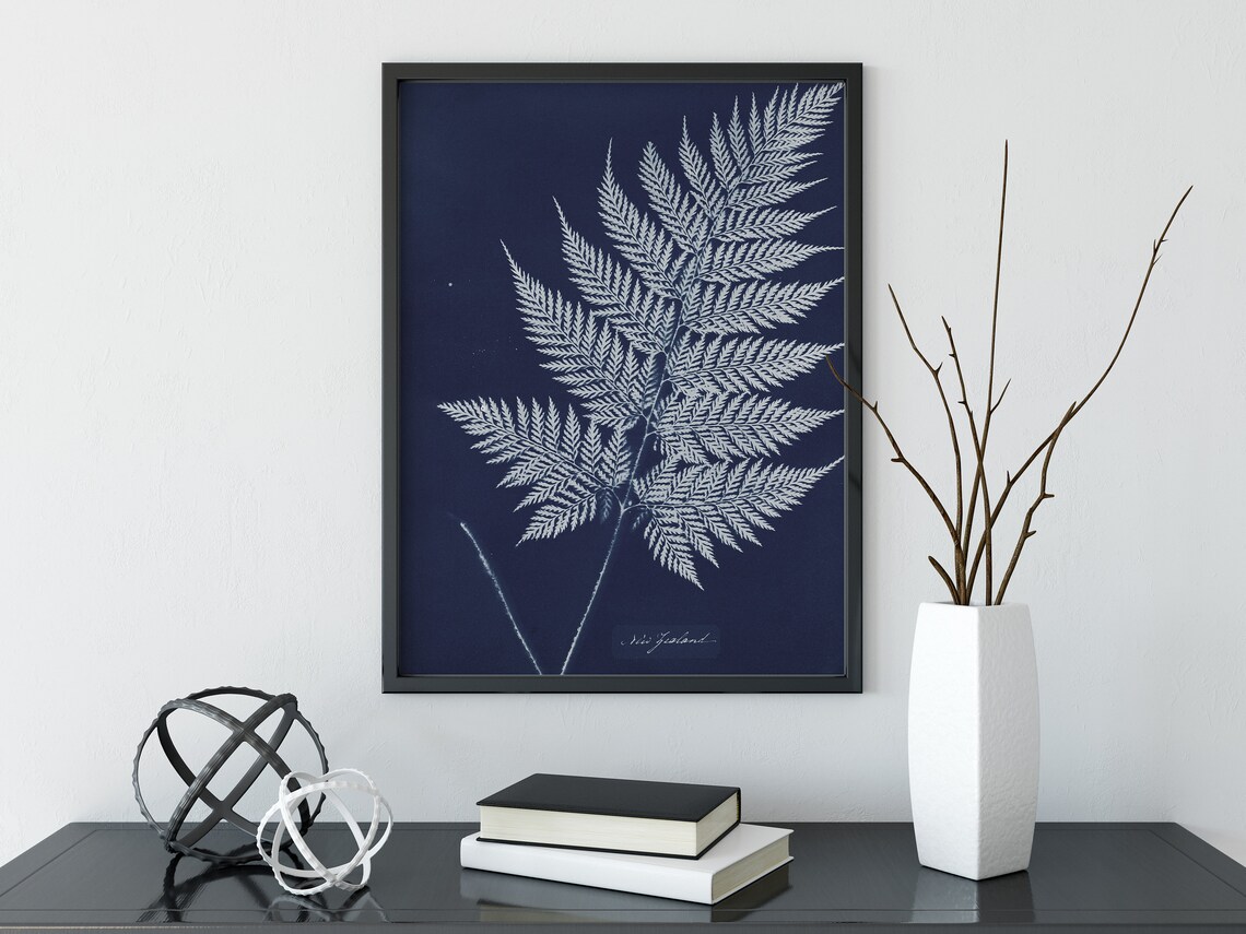 Vintage Fern Print, Moody Bohemian Botanical - Image 2