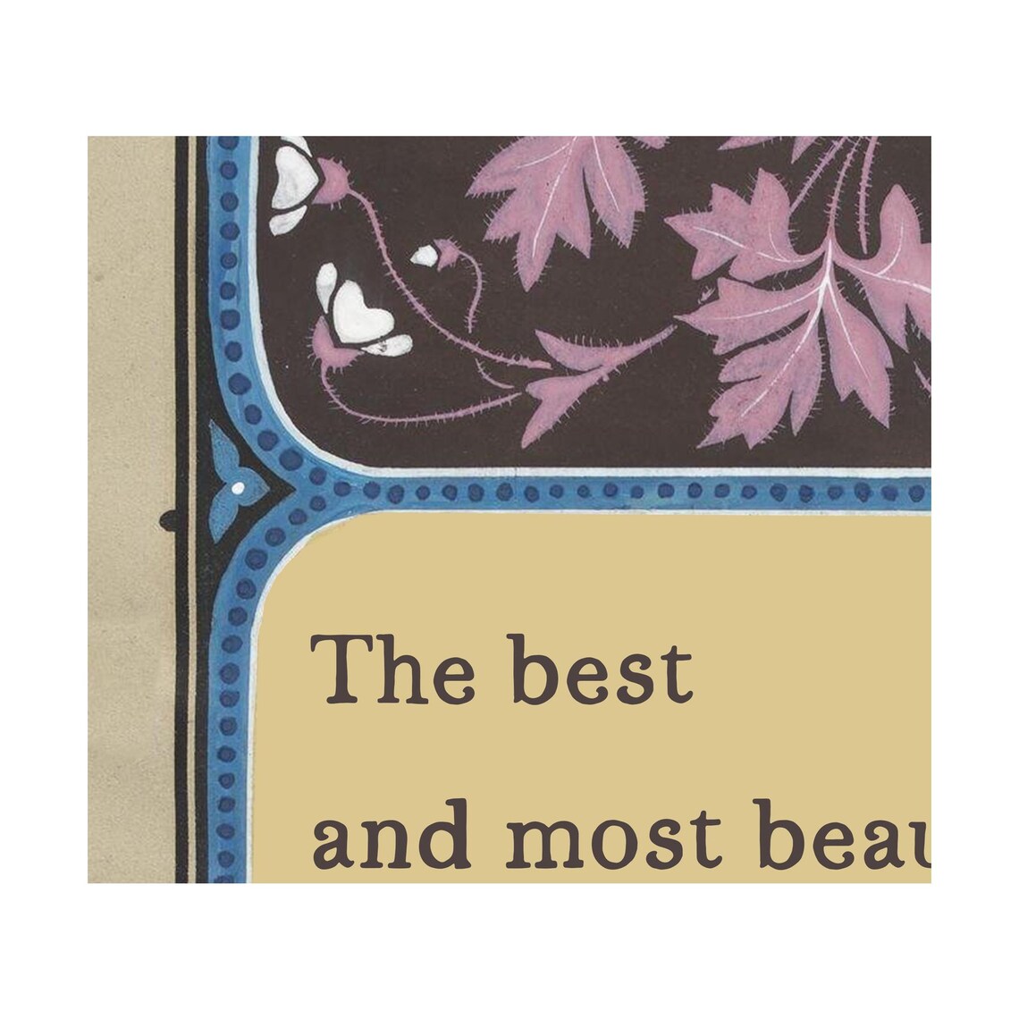Helen Keller Quote Poem, Bohemian Typography - Image 2