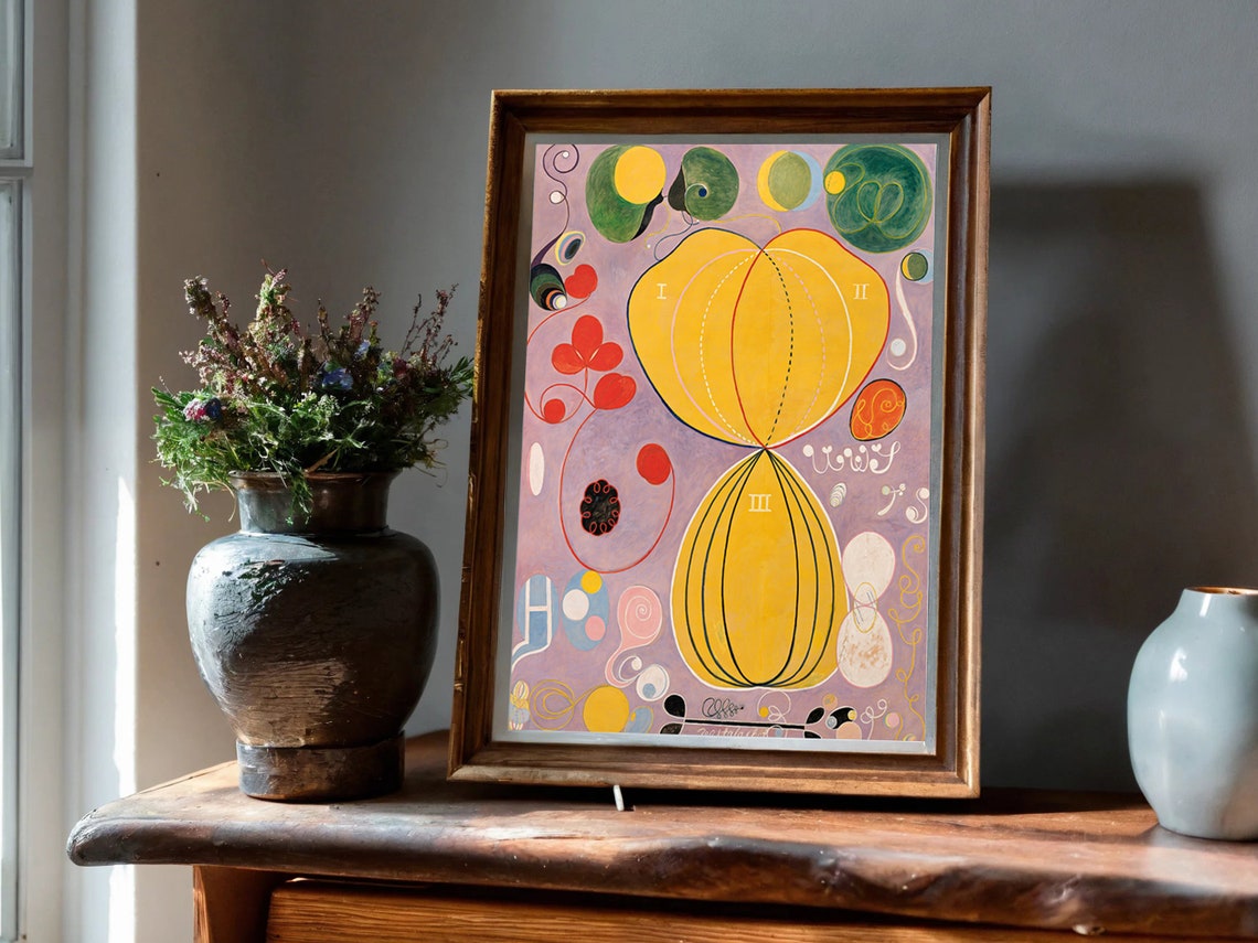 Hilma af Klint Ten Largest Adulthood Mystical Abstract Poster - Image 2