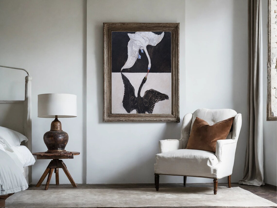 Hilma Af Klint The Swan No. 1 Abstract Art Print - Image 6