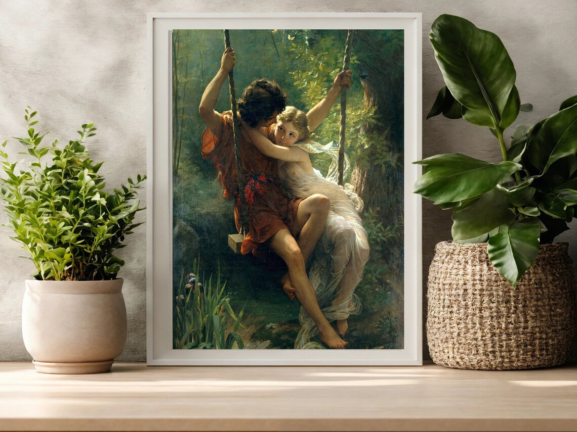 Springtime by Pierre-Auguste Cot, Vintage Art Print - Image 4