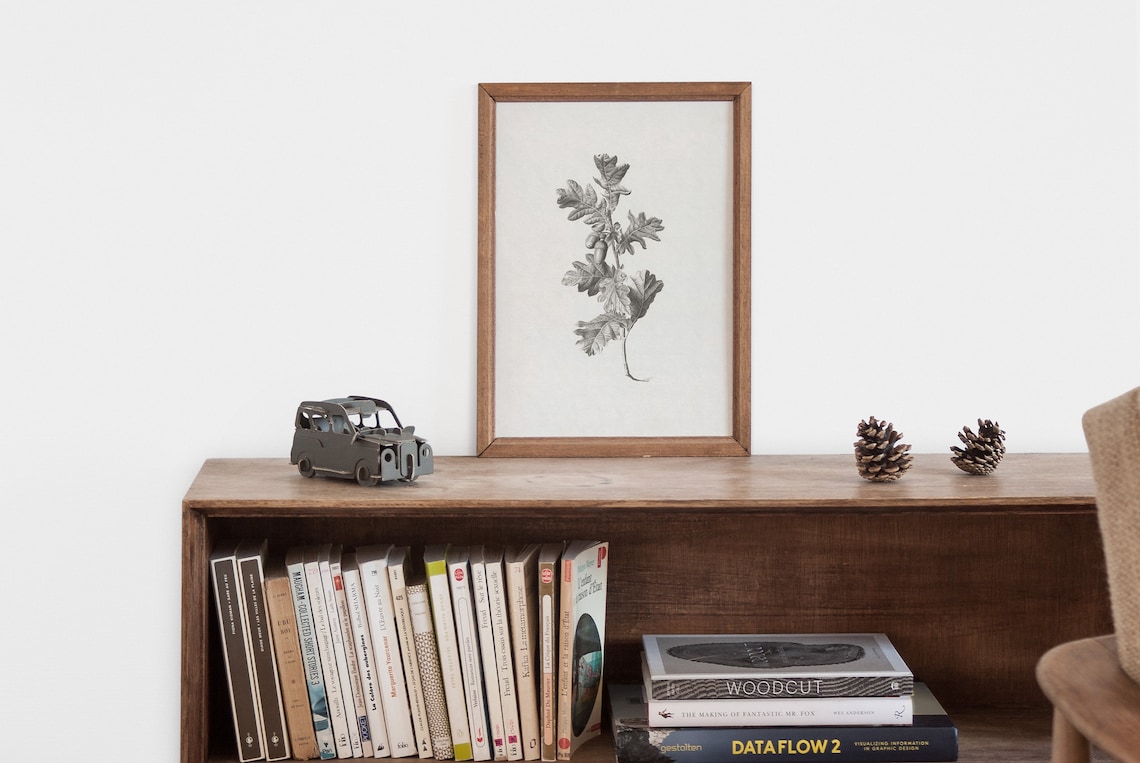 Vintage Oak Leaf Print, Antique Botanical Art Print - Image 2